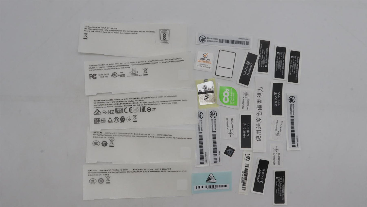 Lenovo LABEL LABEL L 21J8 FRU KITS 5L10W35142