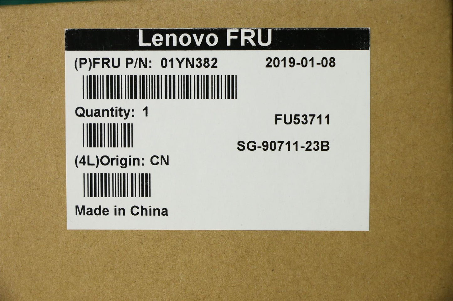 Lenovo NB_KYB FRU COMO FL,LTN,KB,SV,CFR 01YN382