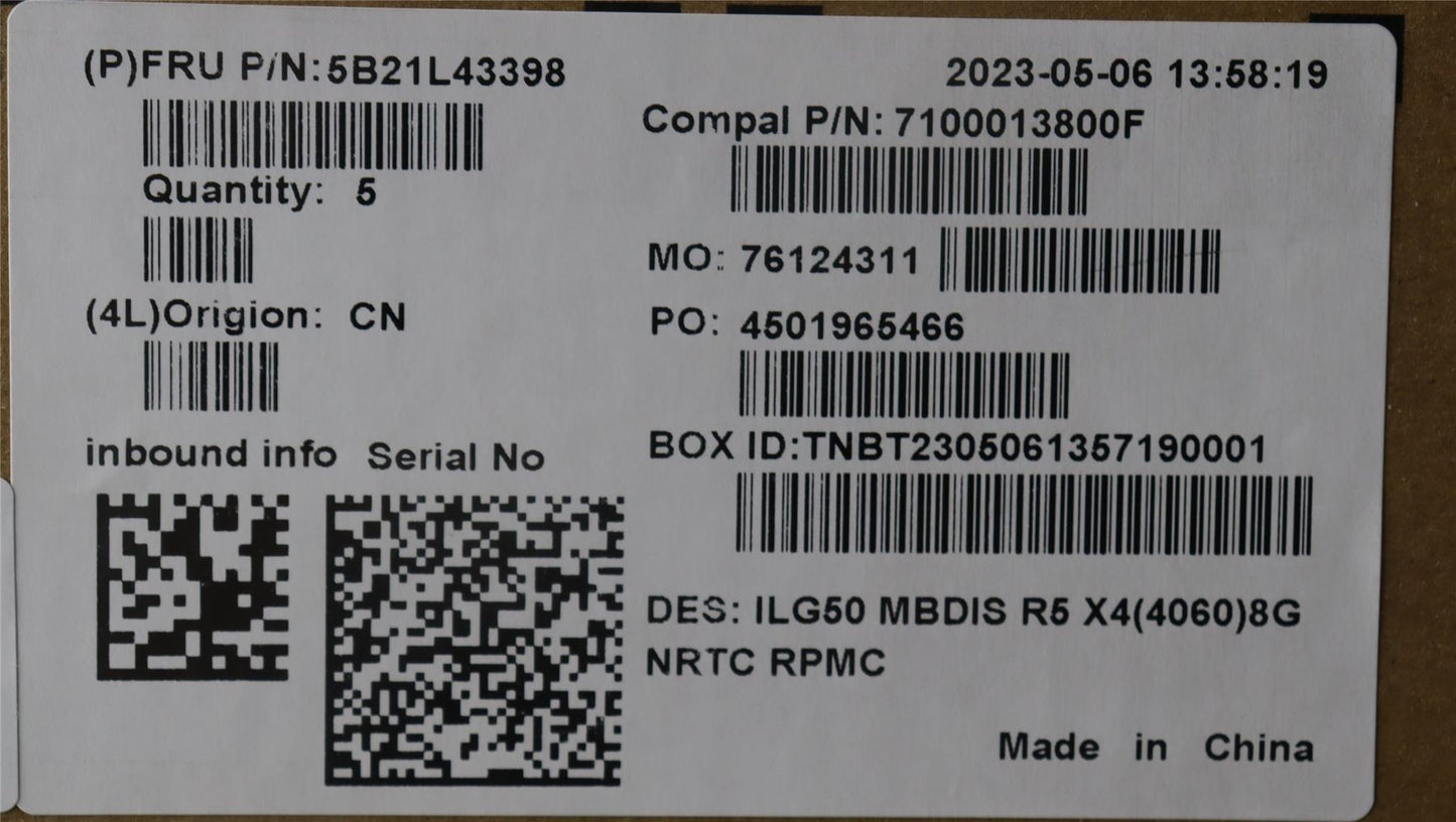 Lenovo LOQ 16APH8 LOQ 15APH8 Motherboard Mainboard DIS AMDR57640HS 5B21L43398