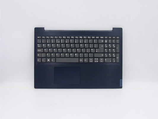 Lenovo IdeaPad L3-15IML05 Palmrest Cover Touchpad Keyboard UK Blue 5CB0X56049