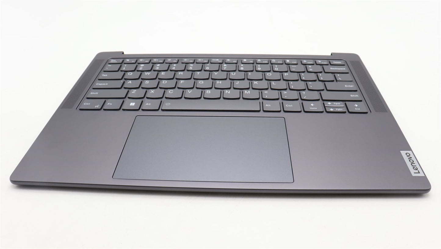 Lenovo Yoga 7 14IRH8 Palmrest Cover Touchpad Keyboard US Storm Grey 5CB1L39386