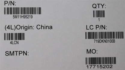 Lenovo MECH_ASM 13.3WUXGA,TCH,HybIR,BK,Mut+AUO 5M11H95218
