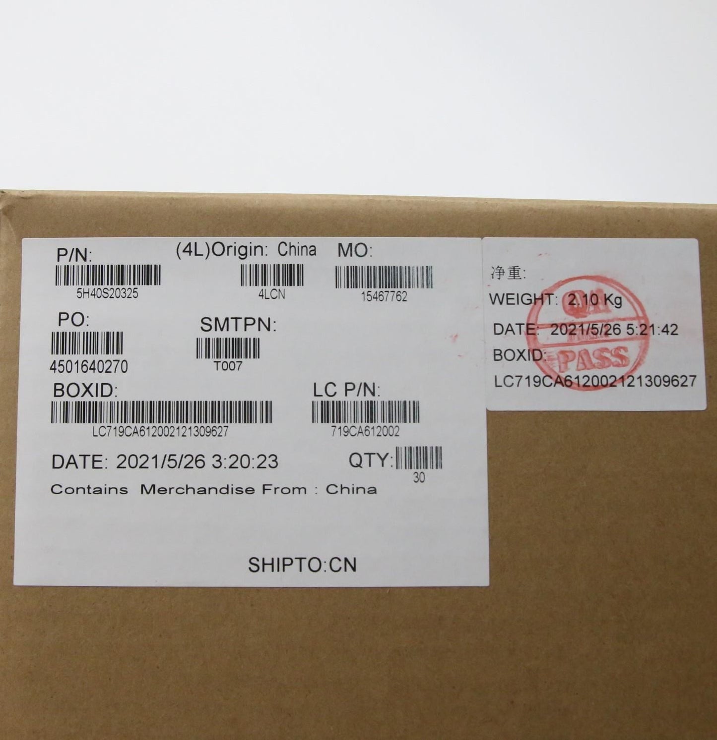 Lenovo 5H40S20325 HEATSINK Heatsink L 82M7 AVC