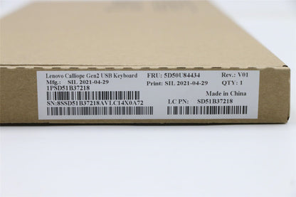 Lenovo USB Calliope KB BK ENG 5D50U84434