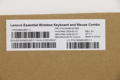 Lenovo IdeaCentre A540-27ICB 5-27IMB05 Wireless Keyboard Mouse UK 5KM0U87465