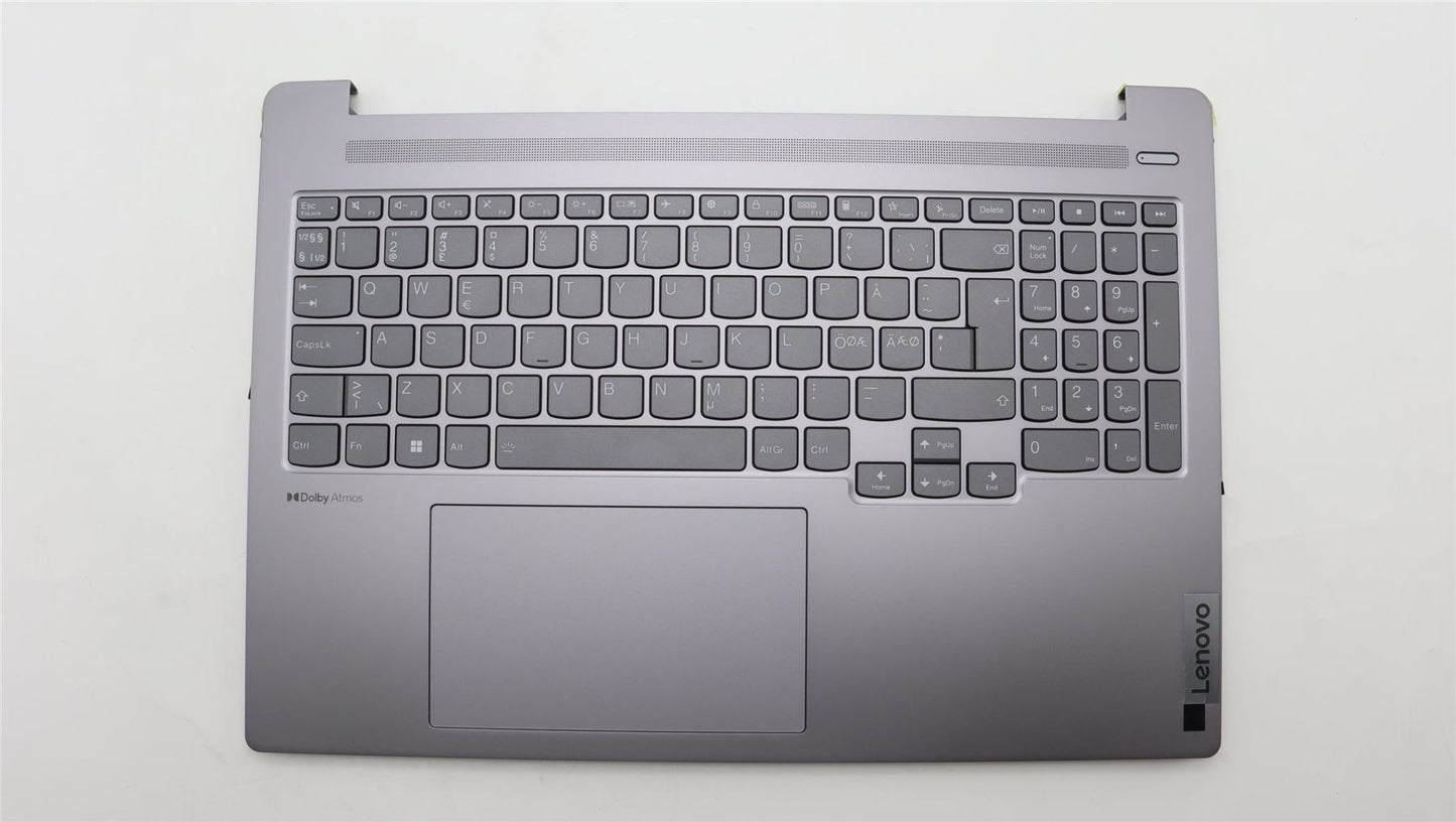 Lenovo IdeaPad 5 16ARP8 Palmrest Cover Touchpad Keyboard Nordic 5CB1K98186