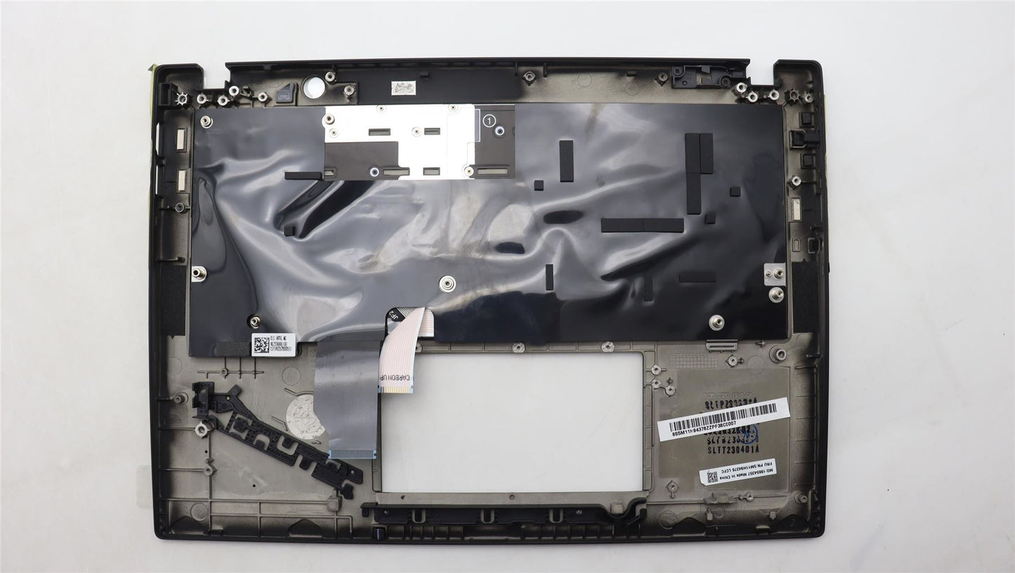 Lenovo ThinkPad X13 Gen 4 Keyboard Palmrest Top Cover Danish Black 5M11H94376