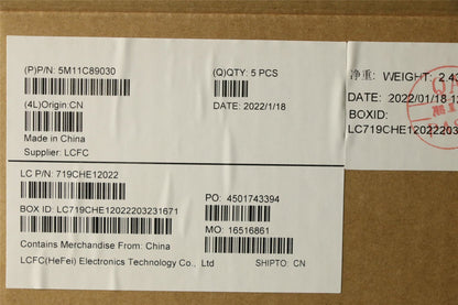 Lenovo MECH_ASM FRU KBD w/C Cov BUL Chicony 5M11C89030