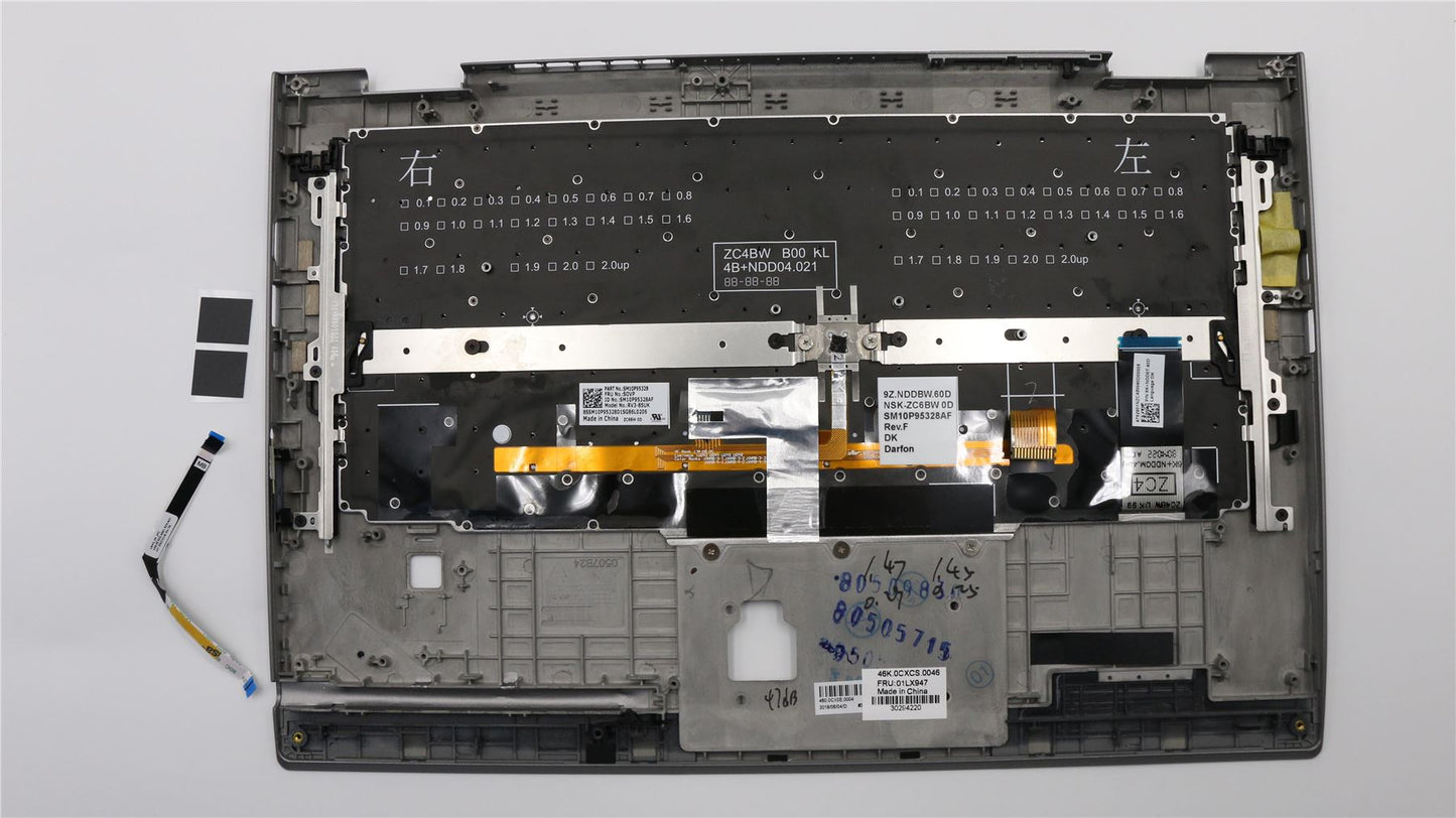 Lenovo MECH_ASM Ccover,SLV,KBD DK,CBL,DFNFUYU 01LX947