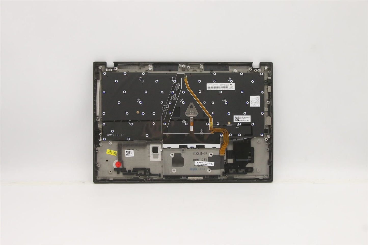 Lenovo ThinkPad X1 8th Gen Keyboard Palmrest Top Cover Deep Black 5M10Z27439