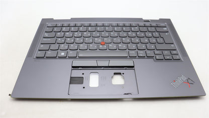 Lenovo ThinkPad X1 8th Gen Keyboard Palmrest Top Cover Bulgarian Grey 5M11H62227