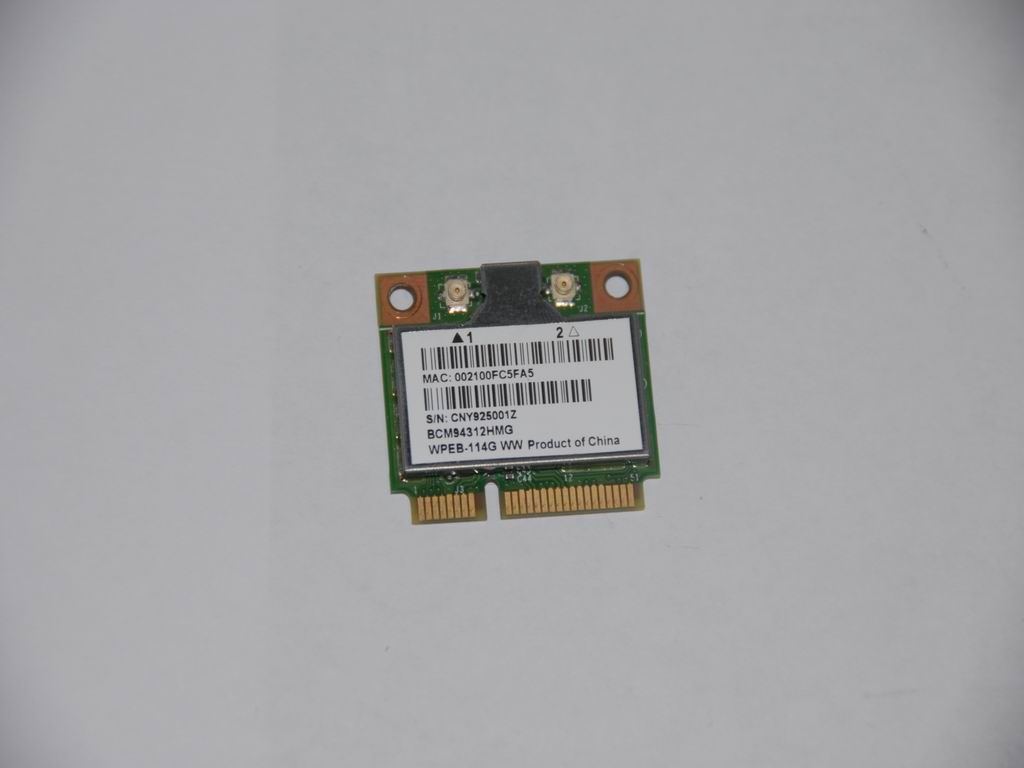 Lenovo Gtc BCM4312 M 802.11G MOW NB HMC WiFi WLAN Board 20002143