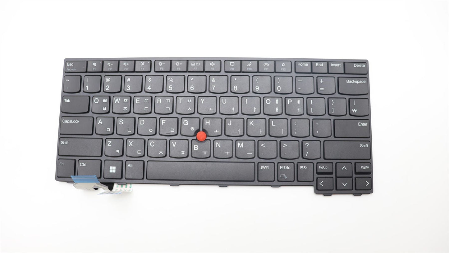 Lenovo ThinkPad L14 Gen 4 L14 Gen 3 T14 Gen 3 Tastatur Koreanisch Schwarz 5N21D68224