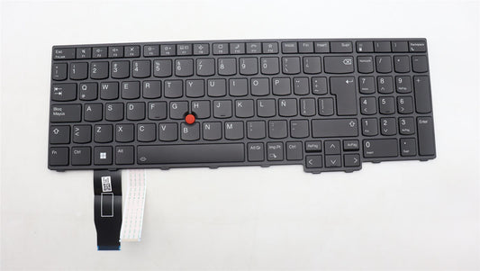 Lenovo ThinkPad P16v Gen 1 Keyboard Spanish Latin Black Backlit 5N21K05007