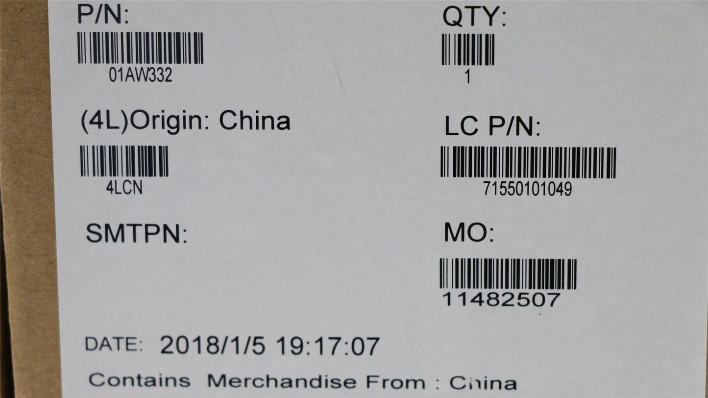 Lenovo 01AW332 WIN,i7-6500U,DIS,TPM