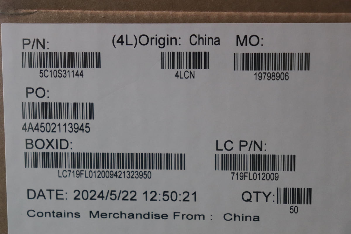 Lenovo L 83GU IO/B MGE I/O FFC Cable 5C10S31144