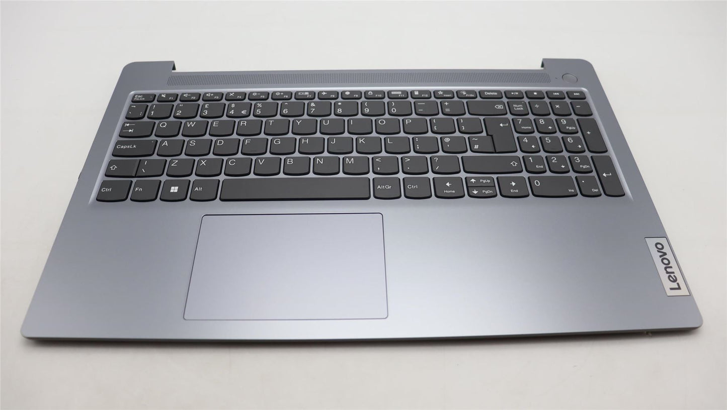 Lenovo IdeaPad 3 15AMN8 Palmrest Cover Touchpad Keyboard UK Grey 5CB1L27533