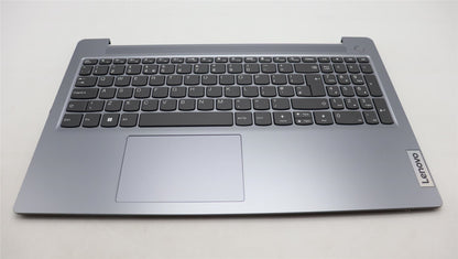 Lenovo IdeaPad 3 15AMN8 Palmrest Cover Touchpad Keyboard UK Grey 5CB1L27533