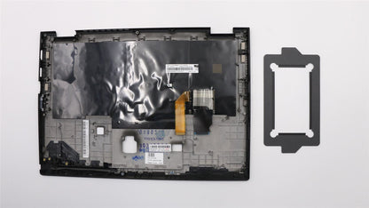 Lenovo Yoga X390 Palmrest Cover Keyboard US Europe Black 02HL544