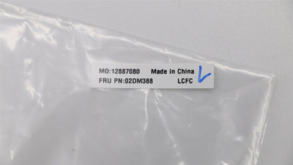 Lenovo 02DM388 LABEL Dooku2 AMD FRU SYSTEM label, Black