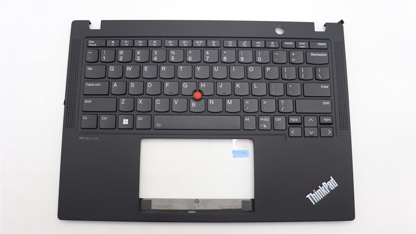 Lenovo ThinkPad X13 Gen 4 Palmrest Cover Keyboard US Black Backlit 5M11H94378