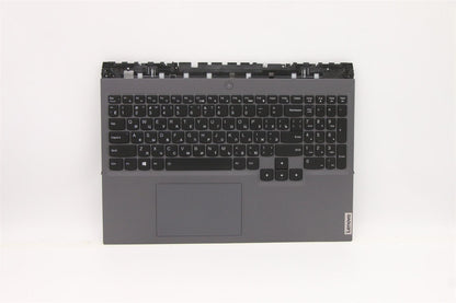 Lenovo Legion 5 16ACH6H Palmrest Cover Touchpad Keyboard Russian Grey 5CB1C14903