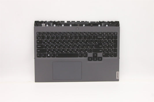 Lenovo Legion 5 16ACH6H Palmrest Cover Touchpad Keyboard Russian Grey 5CB1C14903