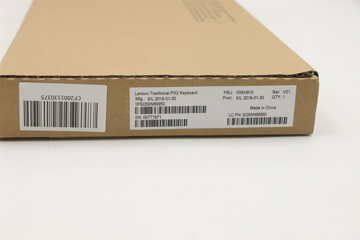 Lenovo ThinkStation P410 P510 P710 P910 P720 PS2 Wired Keyboard Black 00XH910
