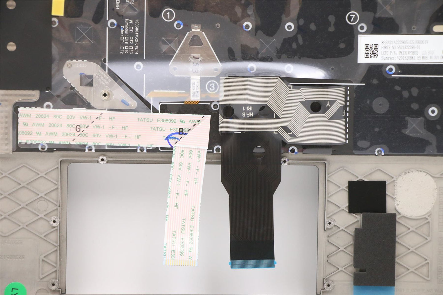 Lenovo MECH_ASM KBD W/C EST BKLT(CHY) UK BK 5M11C47905