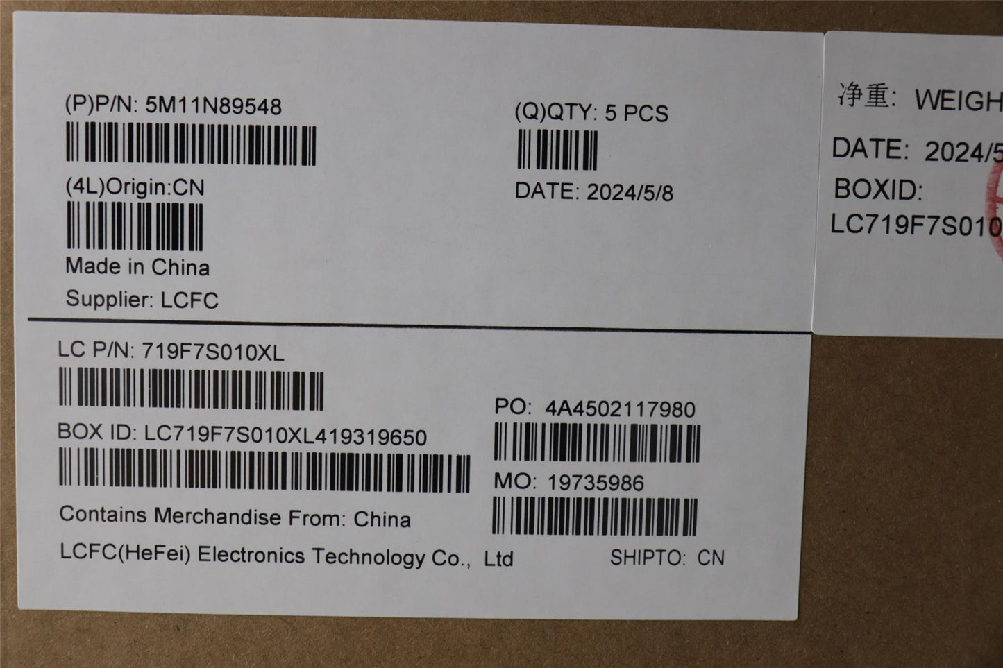 Lenovo MECH_ASM BL KB BK MG WW ILD PMX 5M11N89549