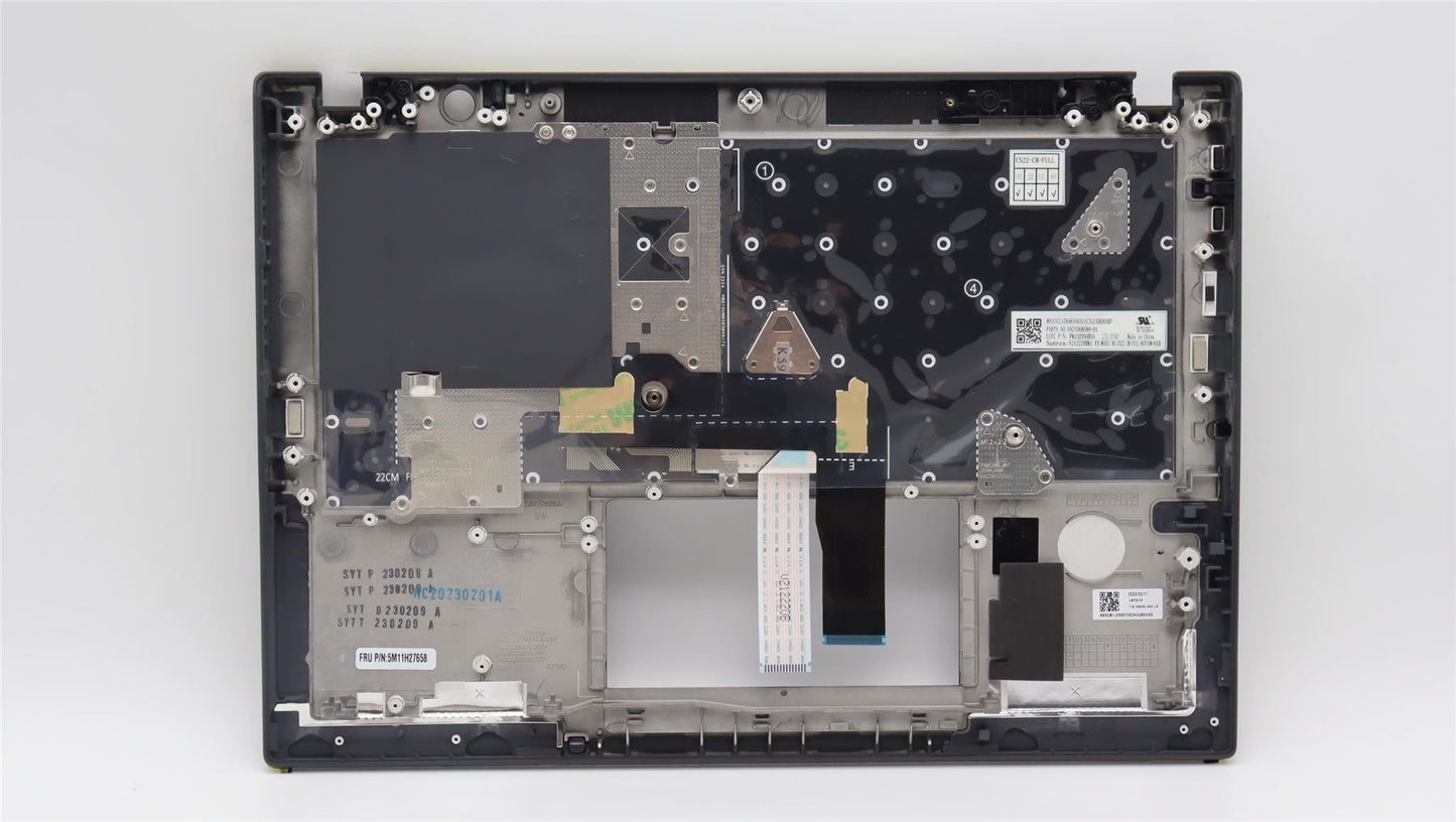 Lenovo ThinkPad T14s Gen 3 Keyboard Palmrest Top Cover Estonian Black 5M11H27658
