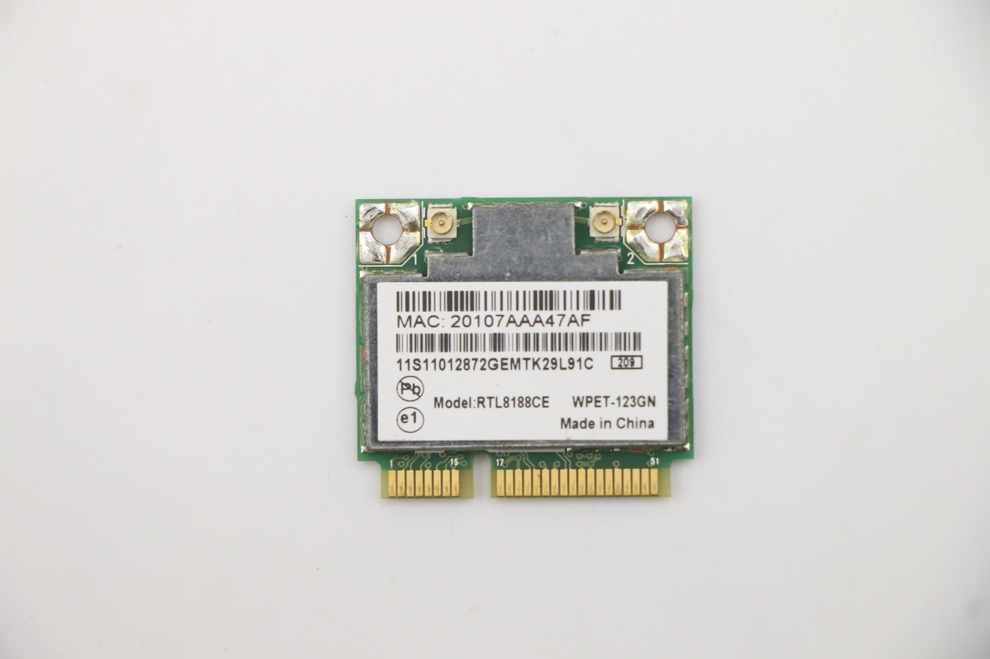 Lenovo Gtc RTL8188CE M 802.11N NB Mini WiFi WLAN Board 11012872