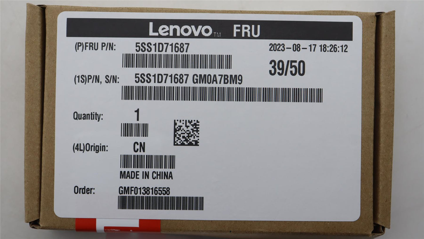 Lenovo LOQ 17IRB8 5 14IRB8 Solid State Drive SSD 1024 PCIE4X4 5SS0Y87001