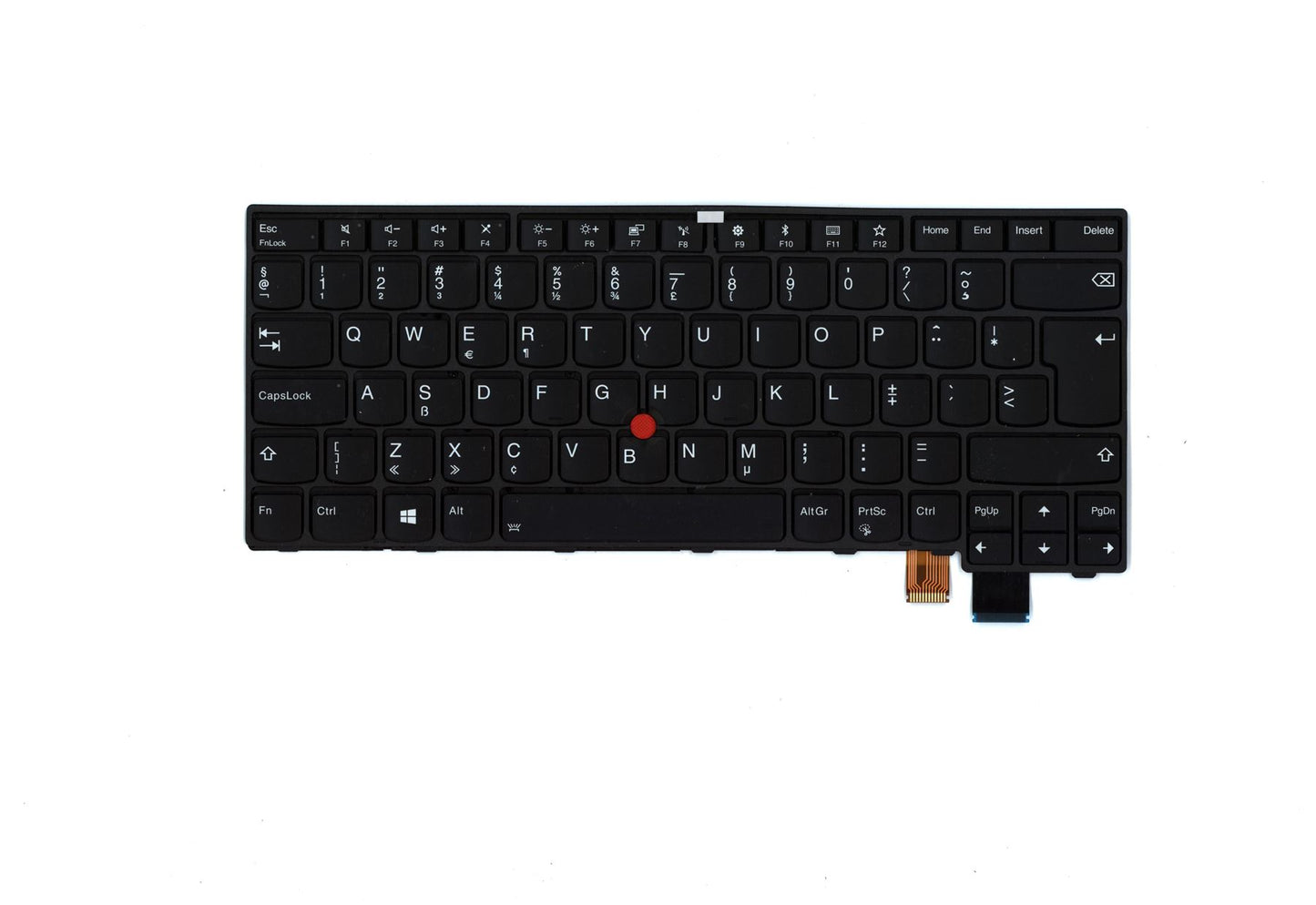 Lenovo ThinkPad T470s 13 2 Tastatur Niederländisch Schwarz Hintergrundbeleuchtung 01EN701