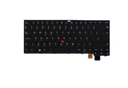 Lenovo ThinkPad T470s 13 2 Keyboard Dutch Black Backlit 01EN701