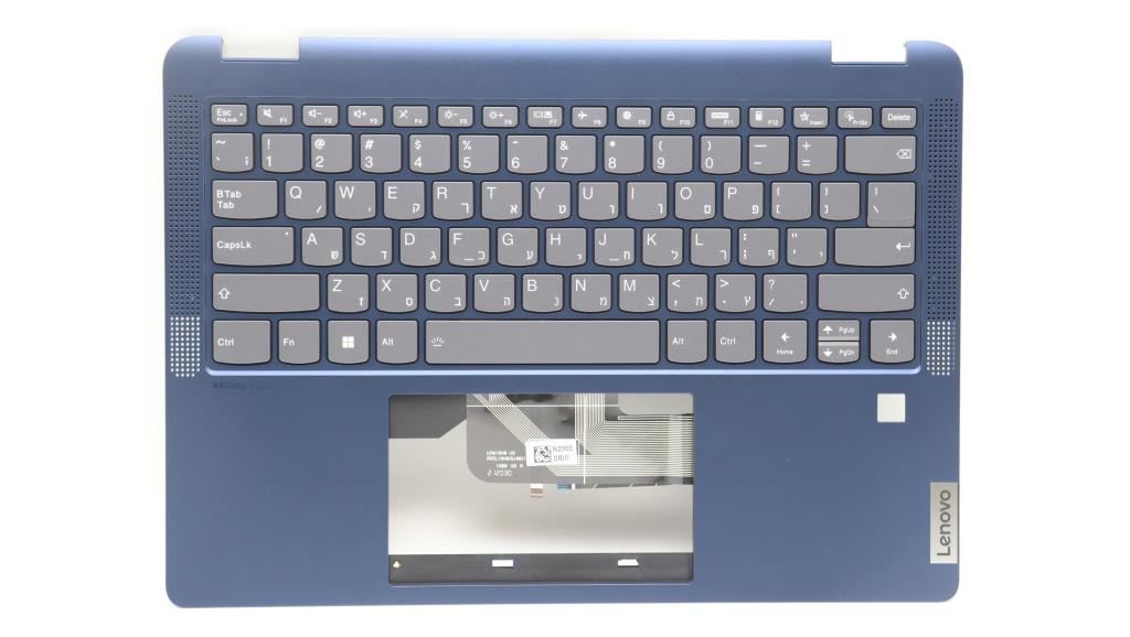 Lenovo IdeaPad 5 14IRU8 Palmrest Cover Touchpad Keyboard Hebrew 5CB1L30612