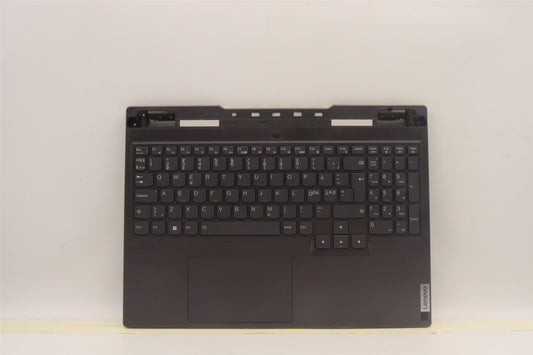 Lenovo S7 16IAH7 Palmrest Cover Touchpad Keyboard Nordic Storm Grey 5CB1J04396