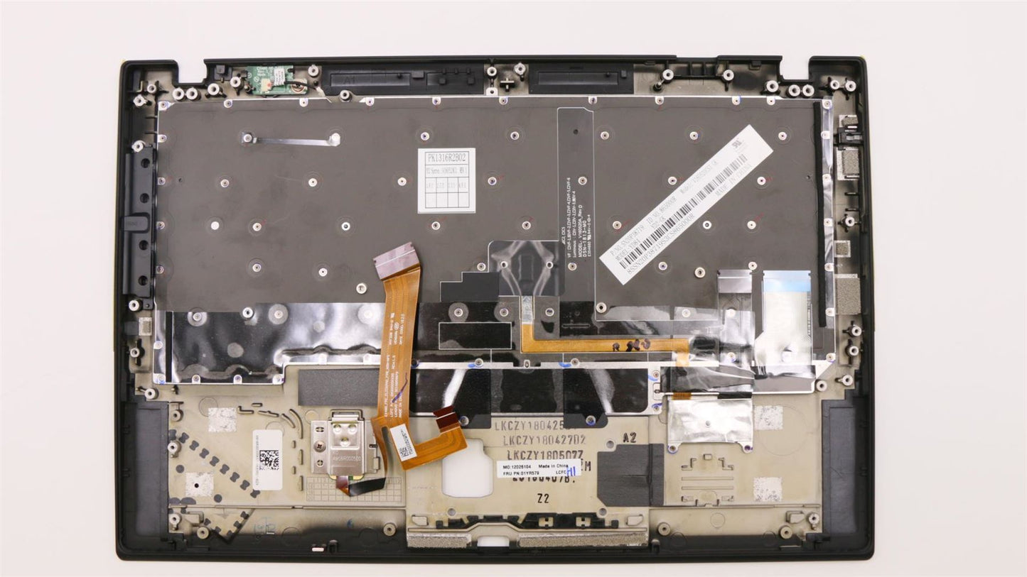Lenovo ThinkPad X1 6th Gen Keyboard Palmrest Top Cover Greek Black 01YR543