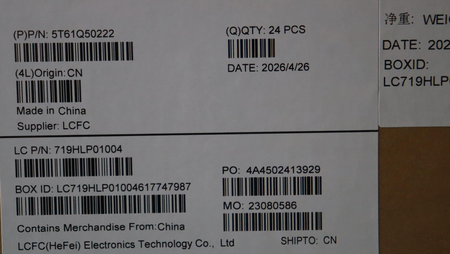 Lenovo CS25_CP,GLMLR,BK,NONFC,CHY,EL Touchpad NFC Chicony Board 5T61Q50205
