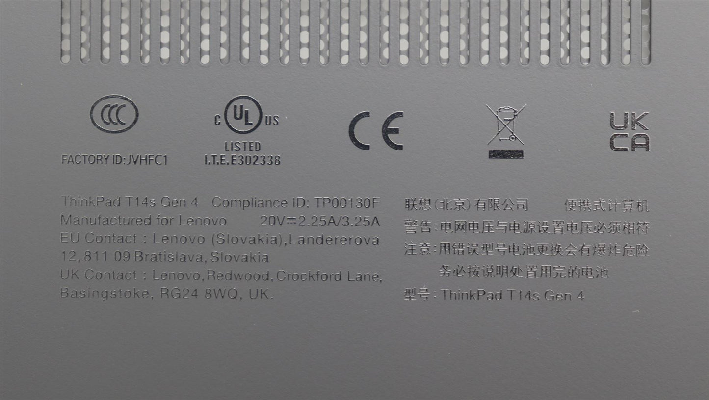 Lenovo FRU KT4D1_D_AL_WWAN_BLK_5G_ASSY 5CB1L57630