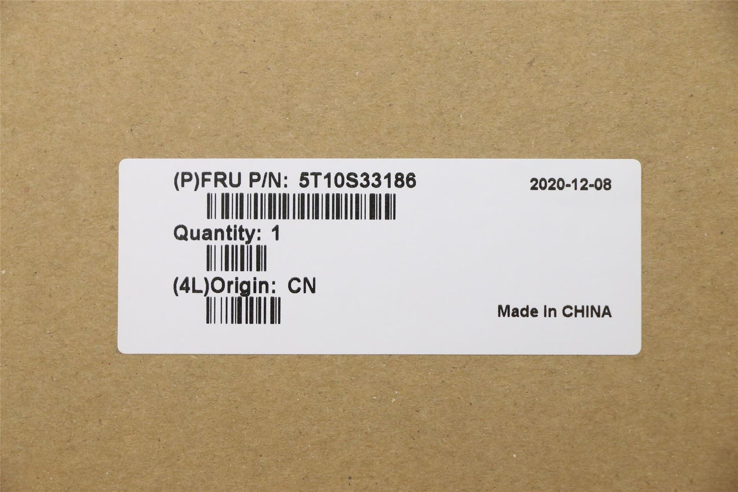 Lenovo 5T10S33186 TAPE Removable Tape L 82FX B