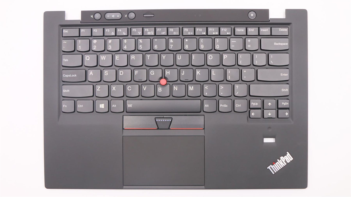 Lenovo Carbon X1 1st Palmrest Touchpad Cover Keyboard US Europe Black 00HT000