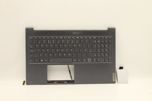Lenovo IdeaPad 7 15IMH05 Keyboard Palmrest Top Cover UK Grey Backlit 5CB0Z28203