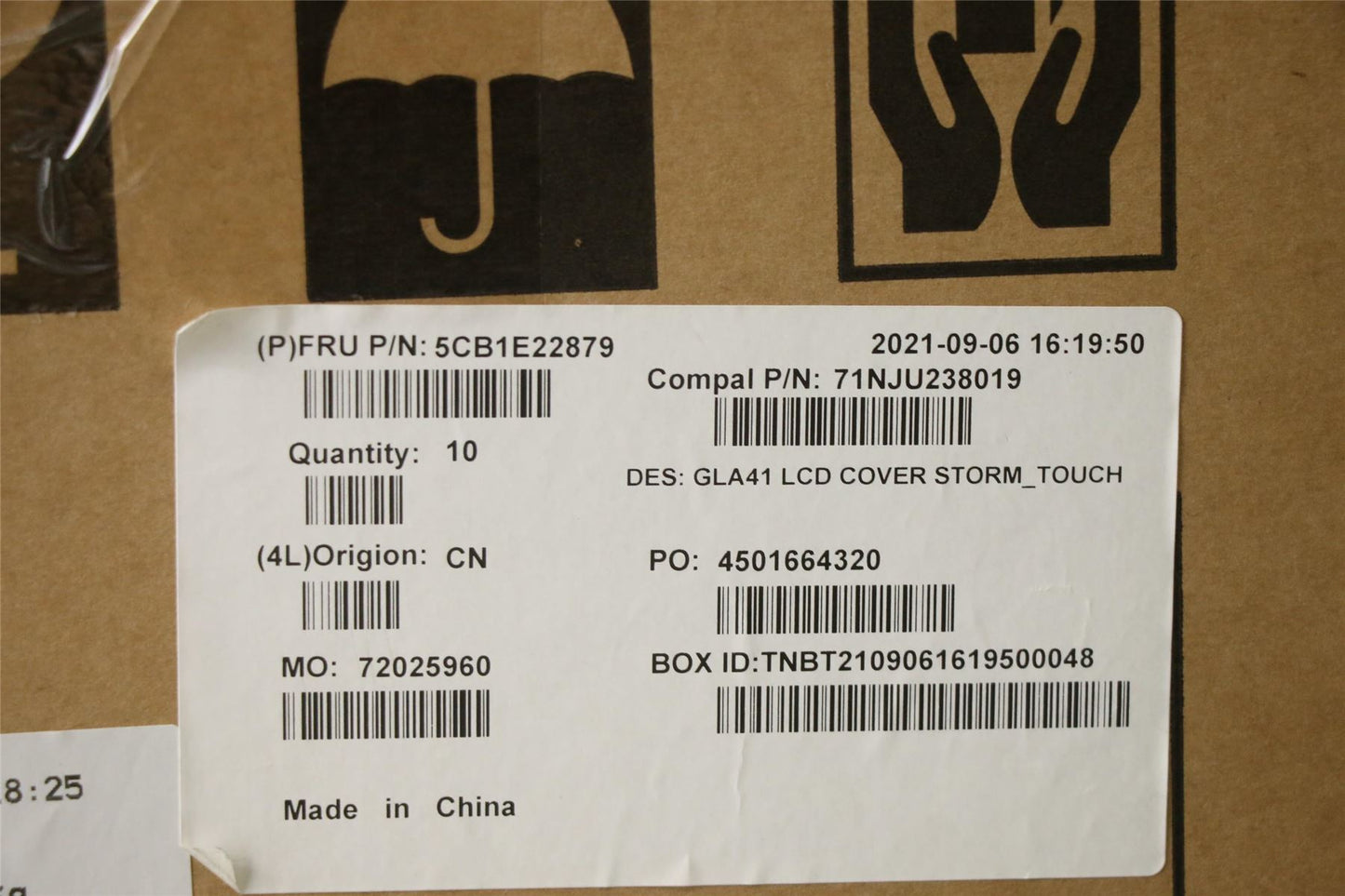 Lenovo LCD Cover C 82L7 Storm for touch 5CB1E22879