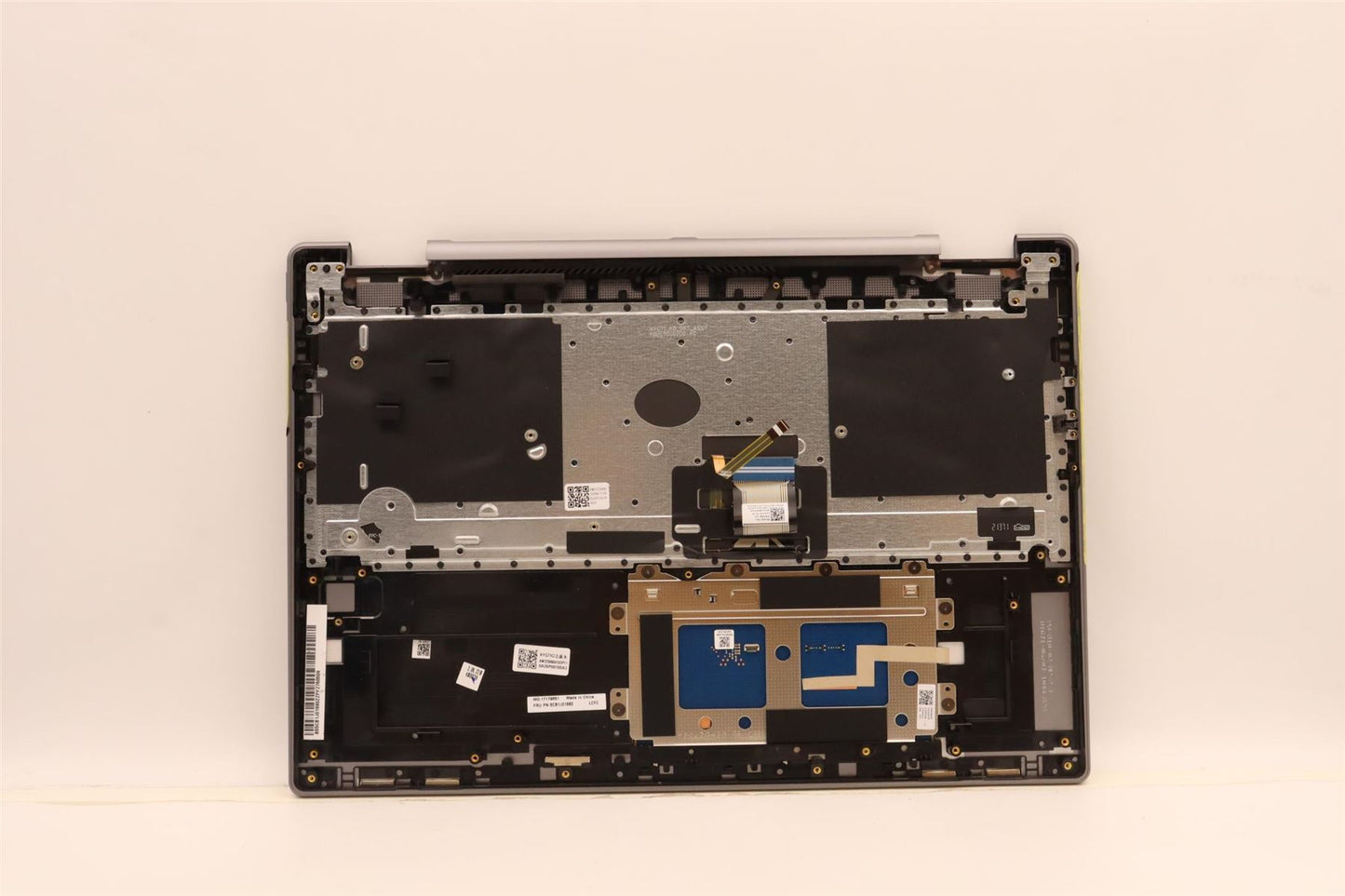 Lenovo Yoga 7 16IAP7 Palmrest Cover Touchpad Keyboard Belgian Grey 5CB1J01880