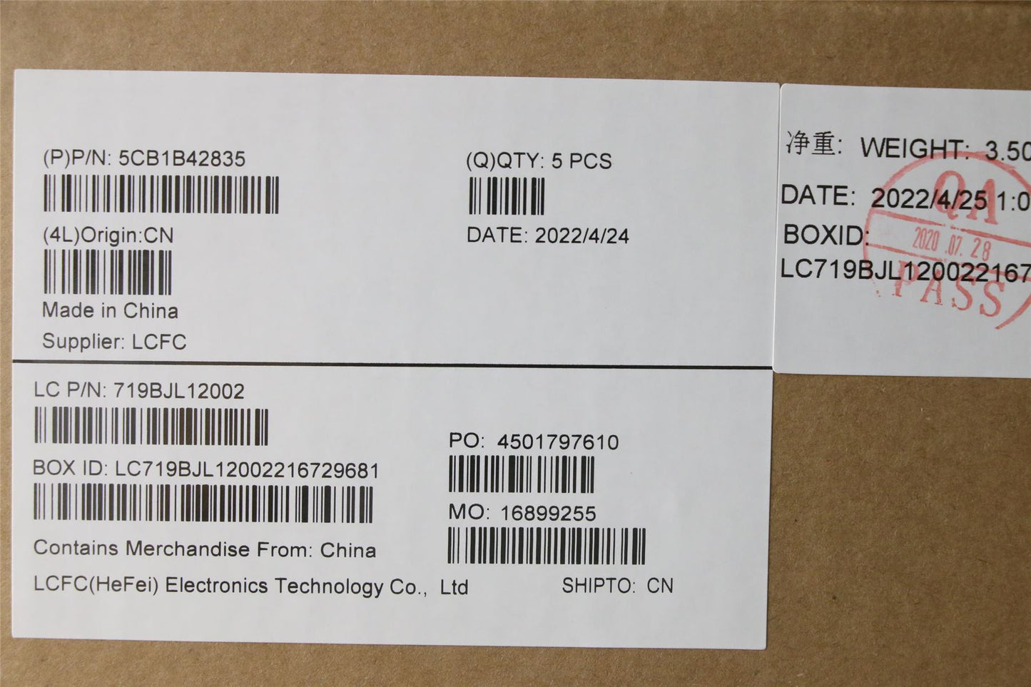 Lenovo Upper Case ASM_BEL L82FG FPABBL 5CB1B42835