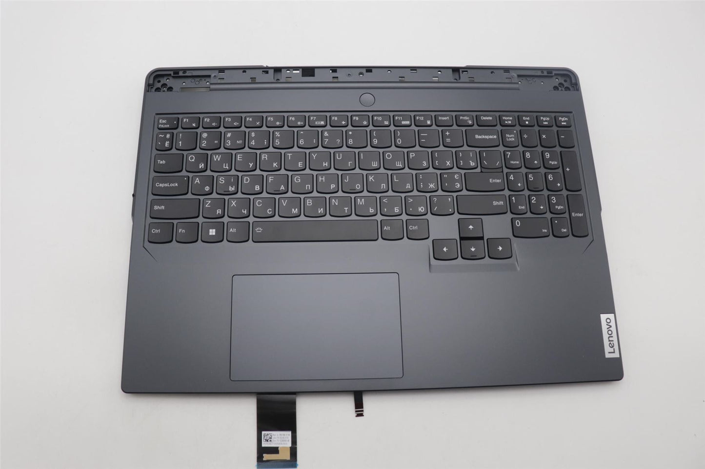 Lenovo Legion 5 16ARX8 Palmrest Cover Touchpad Keyboard Ukrainian 5CB1L54678