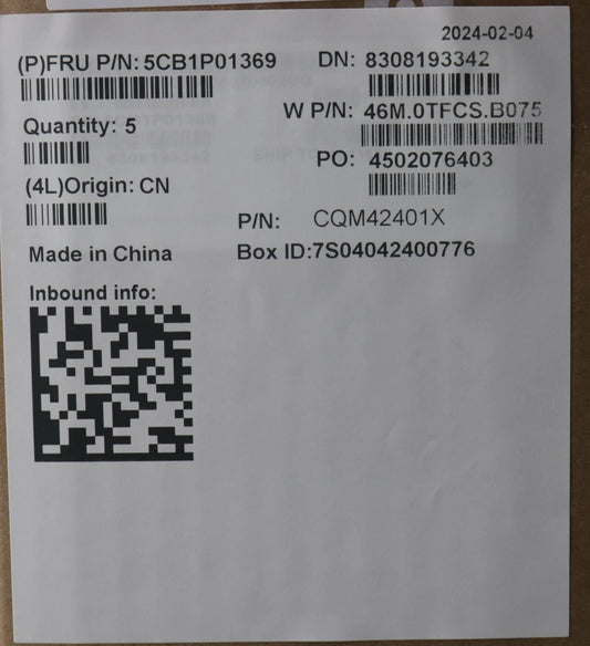 Lenovo ThinkBook 16 G6 IRL Palmrest Cover Touchpad Keyboard German 5CB1P01369