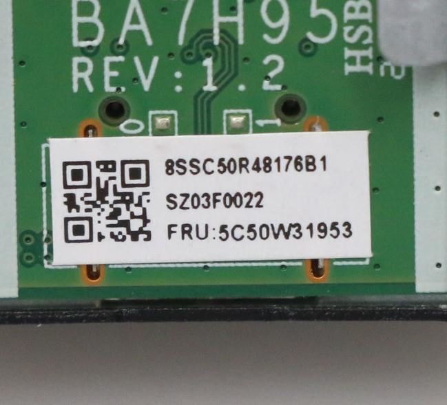 Lenovo CARDPOP DP to port punch out Card USB-C USB Board 5C50W31953