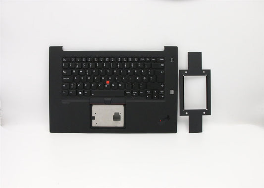 Lenovo Extreme P1 2 X1 2nd Keyboard Palmrest Top Cover Danish Black 5M10W78873